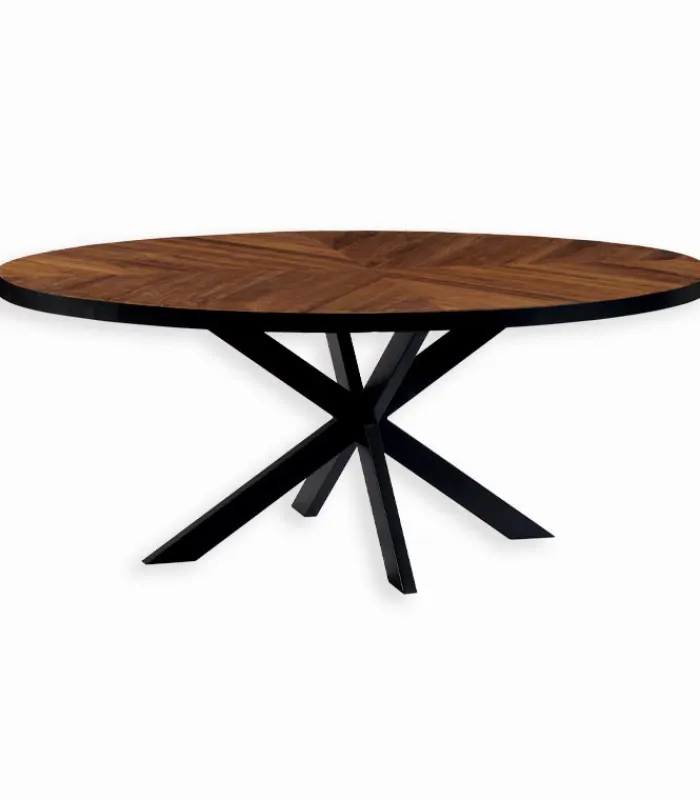 Découvrez Nos Meubles En Teck|Tables|Cocktail Scandinave Table ovale teck RAMA