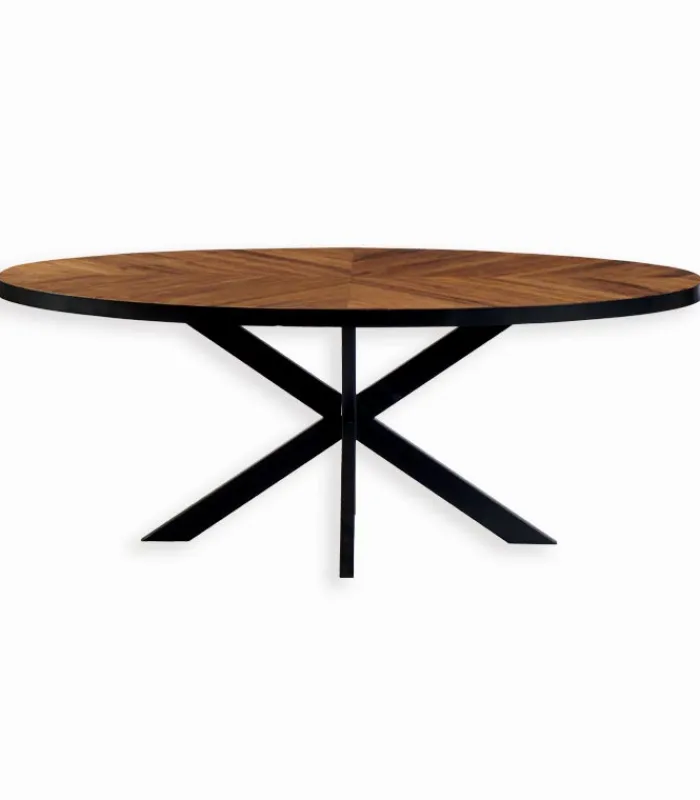 Découvrez Nos Meubles En Teck|Tables|Cocktail Scandinave Table ovale teck RAMA