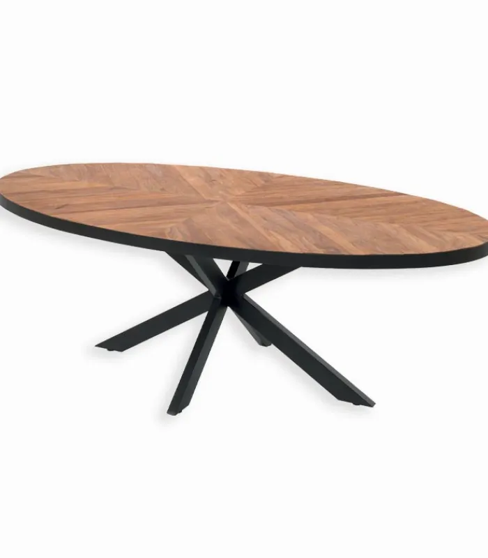 Découvrez Nos Meubles En Teck|Tables|Cocktail Scandinave Table ovale teck RAMA