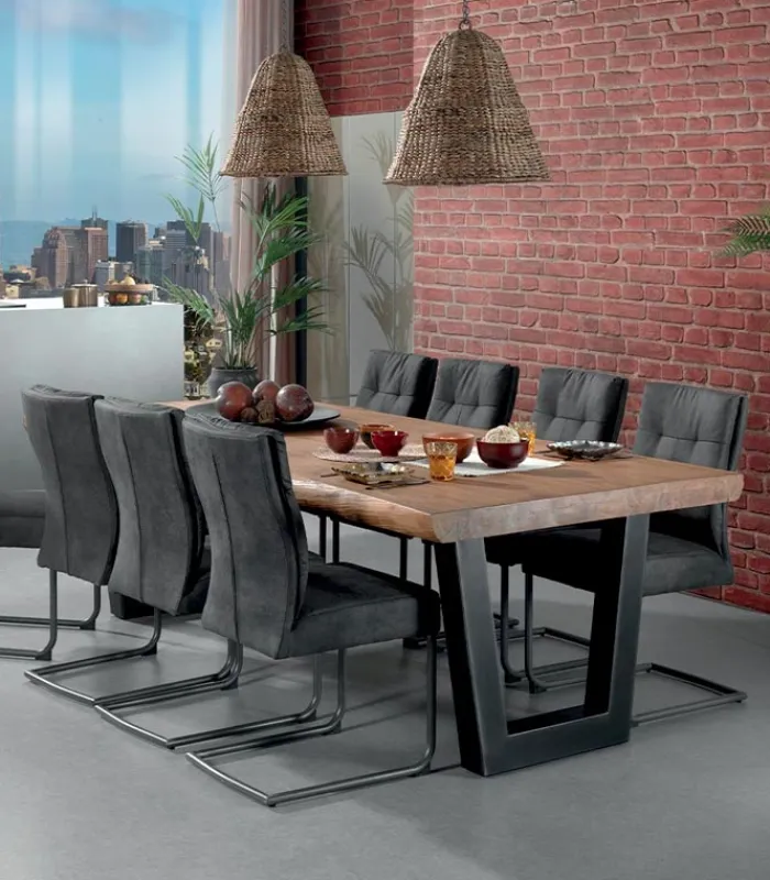 Découvrez Nos Meubles En Teck|Tables|Cocktail Scandinave Table teck recyclé pieds métal WOOD