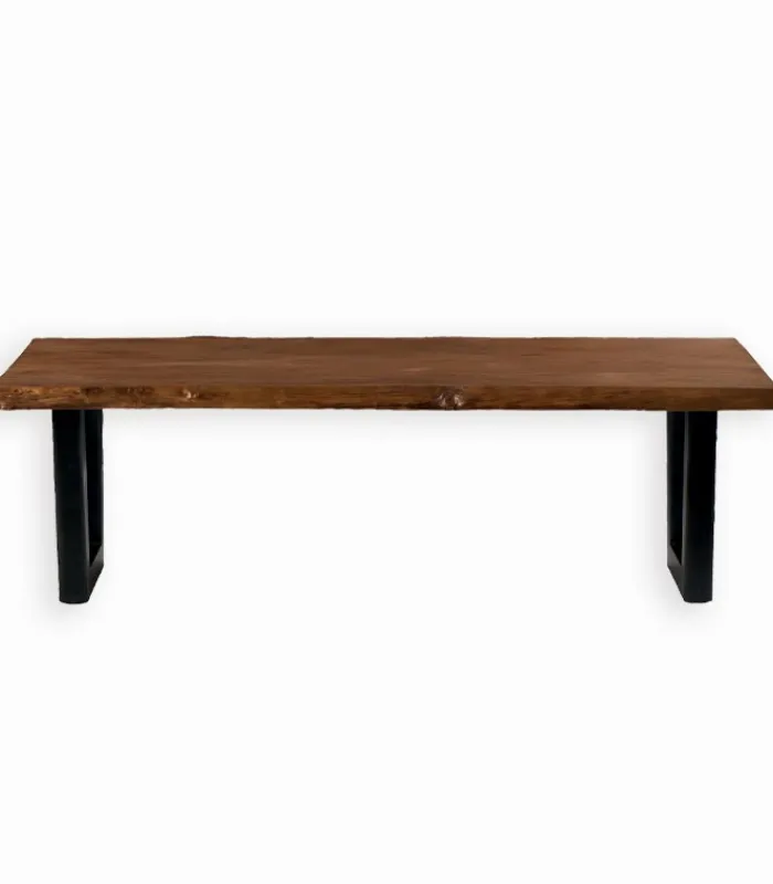 Découvrez Nos Meubles En Teck|Tables|Cocktail Scandinave Table teck recyclé pieds métal WOOD