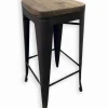 Chaises De Bar|Chaises De Bar|Cocktail Scandinave Tabouret de bar métal et bois STORGARD