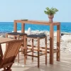 Découvrez Nos Meubles En Teck|Fauteuils & Chaises De Jardin|Cocktail Scandinave Tabouret haut VERIA