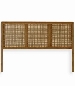 Découvrez Nos Meubles En Teck|Têtes De Lit|Cocktail Scandinave Tête de lit teck et rotin BENOA