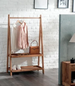 Etagères & Bibliothèques|Cocktail Scandinave Vestiaire en pin recyclé PATTI