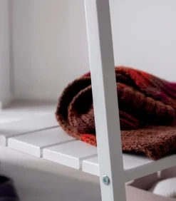Etagères & Bibliothèques|Cocktail Scandinave Vestiaire pin massif blanchi IPSO