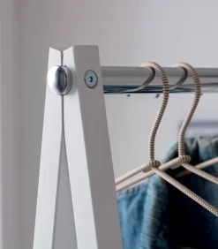 Etagères & Bibliothèques|Cocktail Scandinave Vestiaire pin massif blanchi STIK